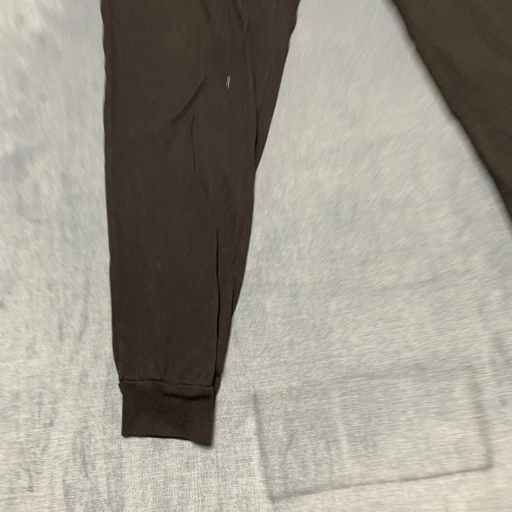 J.Crew Knit Goods Jogger Pants Mens Large Black Gym Slim Fit Drawstring Waist